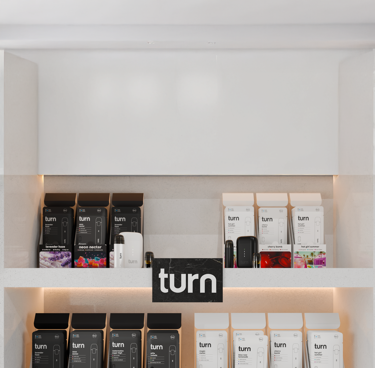 logo shelf talkers