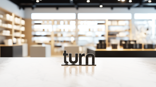 Acrylic Logo Shelf Signs (Small Black)