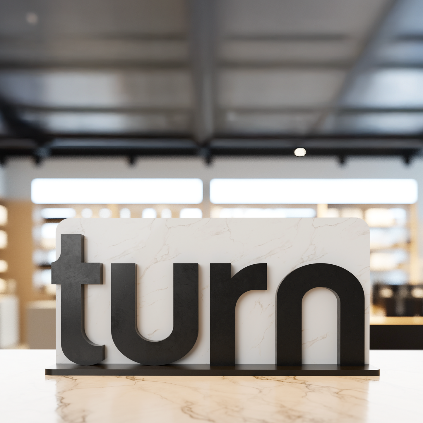 standard pvc logo shelf sign