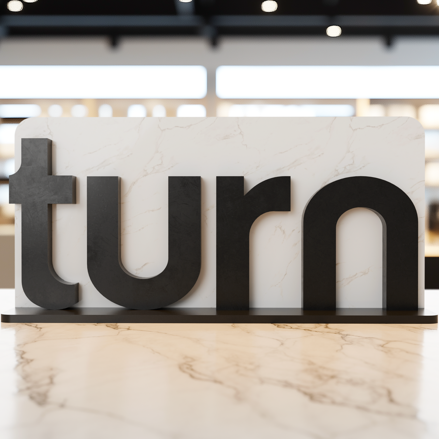 standard pvc logo shelf sign