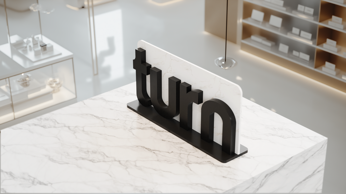standard pvc logo shelf sign
