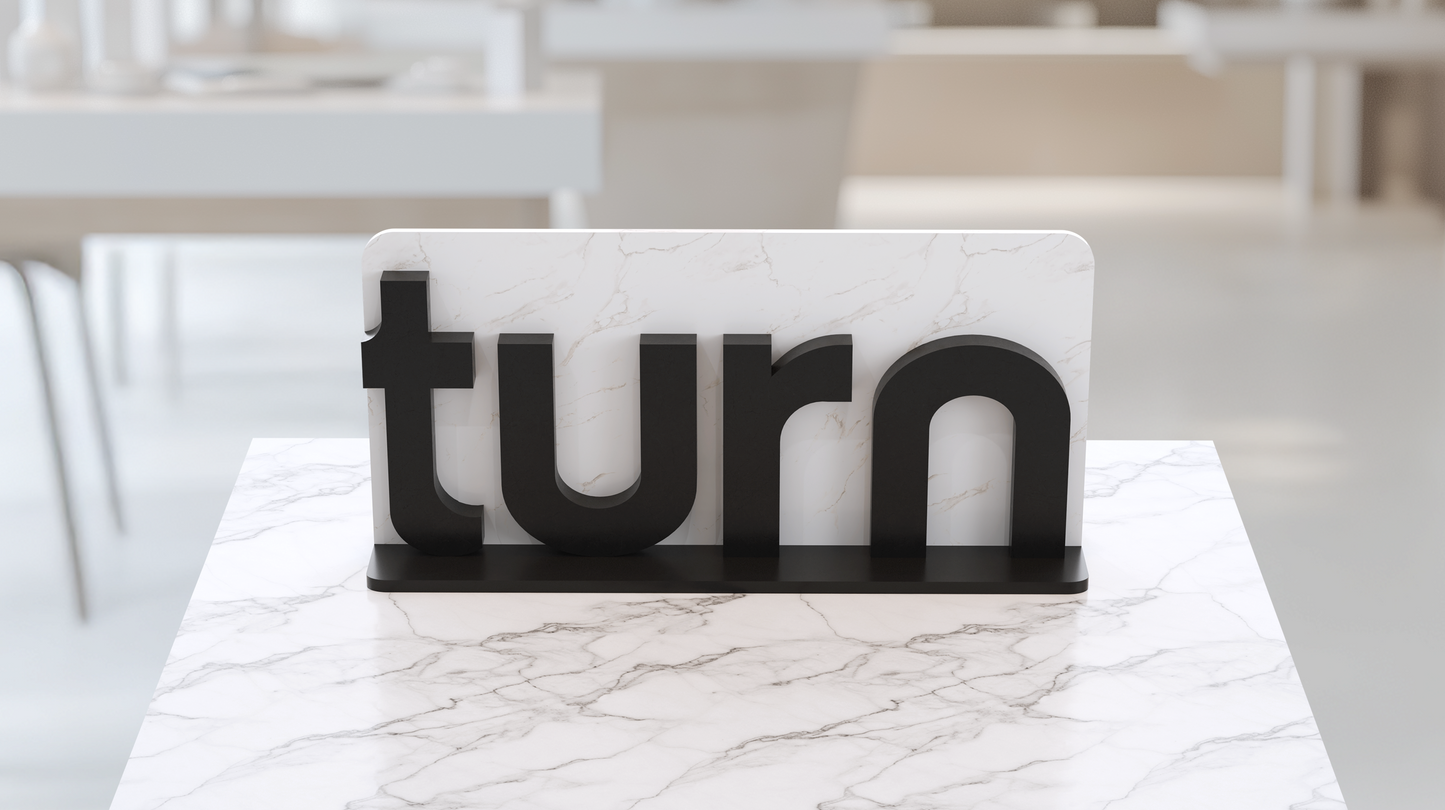 standard pvc logo shelf sign