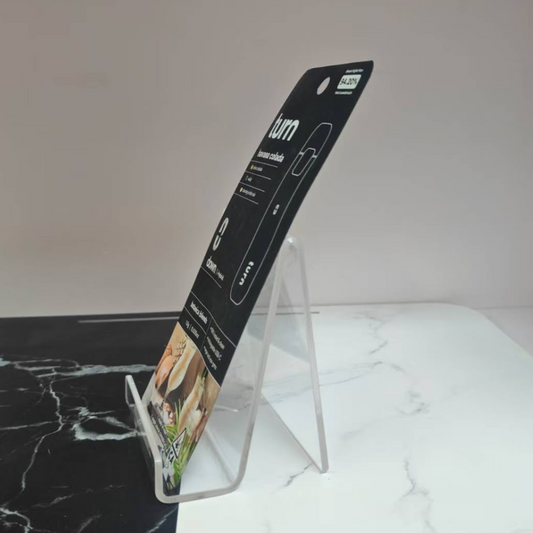 simple acrylic mylar stand