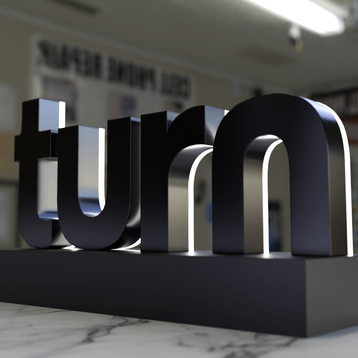 premium logo sign